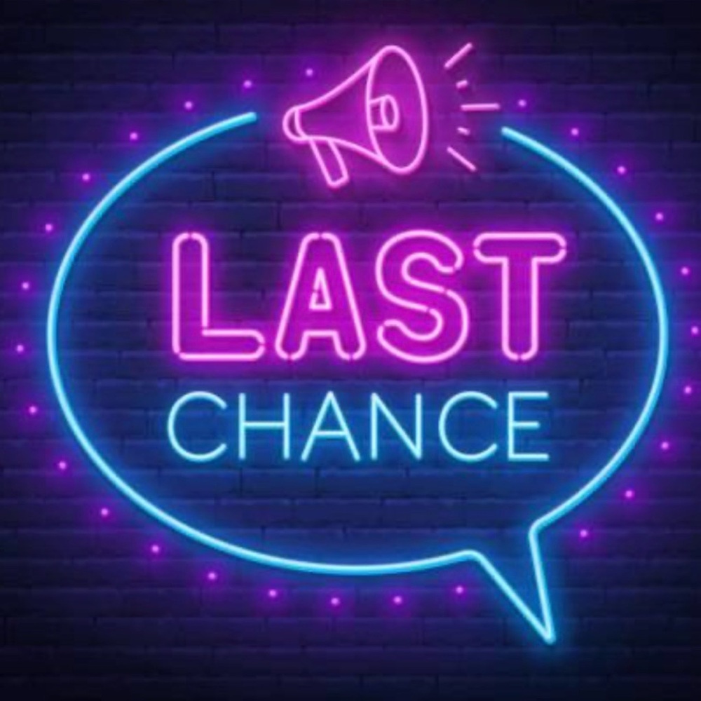 Get your items last chance